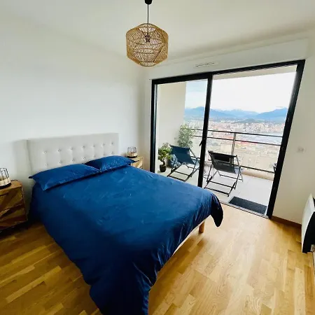 Apartment T2 Grand Standing Neuf Vue Centre-ville & Plages Ajaccio (Corsica)