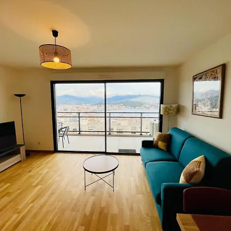 Ajaccio T2 Grand Standing Neuf Vue Centre-ville&plages Appartamento *
